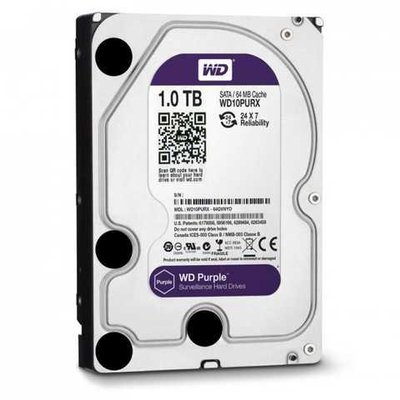 Жорсткий диск Western Digital Purple 1 TB 64 MB 5400 rpm WD10PURX 3.5 SATA III WD10PURX фото