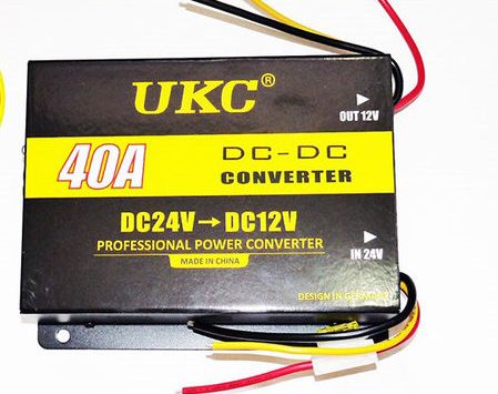 Перетворювач інвертор 24-12V 40A ddc-40a фото