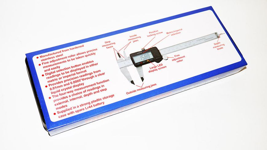 Электронный штангенциркуль + футляр digital caliper фото