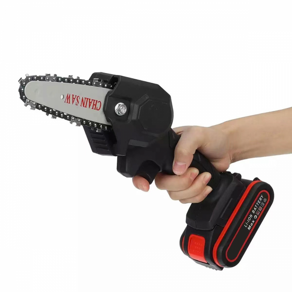 Акумуляторна ланцюгова міні-пила сучкоріз для обрізки дерев Mini Electric Chainsaw 24V в коробці (1акб) Mini Electric Chainsaw 24V фото