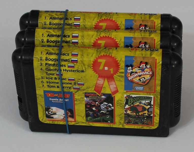 Картридж для Sega Mega Drive 2 7в1 BS-7002 фото