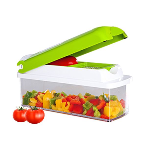 Овочерізка Nicer Dicer Plus повний комплект з 12 предметів Nicer Dicer Plus фото