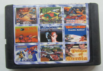 Картридж Sega 9в1 Boogerman adventure Micromachines 2 turbo Earthworm jim 2 MA907 фото